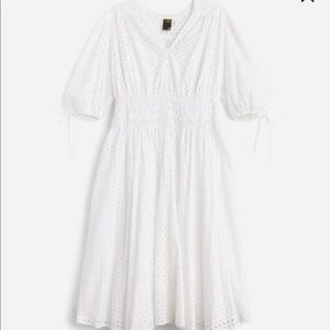 Maressa Eyelet Midi Dress